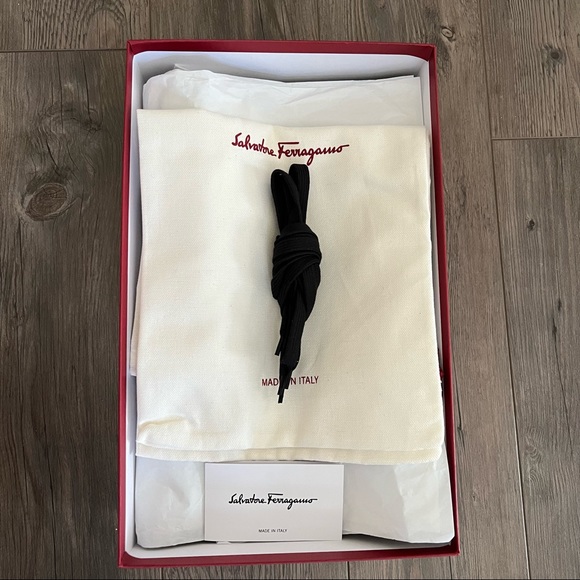 Salvatore Ferragamo Men’s Rebel Printed Low Top Sneaker - Picture 7 of 10